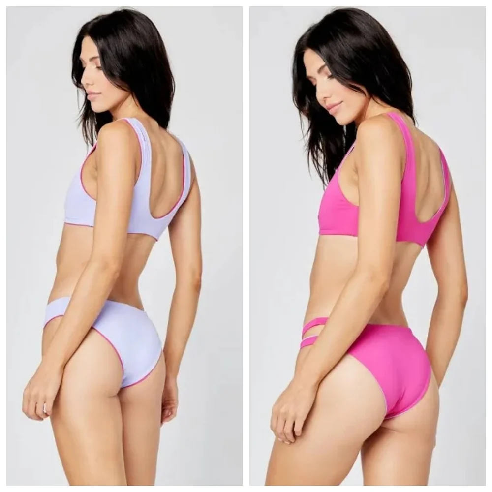 L*Space Reversible Wave Breakers Bikini Set